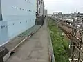 天王寺駅付近の廃線跡（2019年）