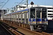 普通車に単独で充当される4両編成（2021年10月）
