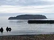 厚岸小島より見た大黒島 (2024年)