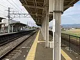 1番線ホーム（2023年4月）