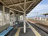 2番線ホーム（2023年4月）