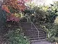 観音寺曲輪土塁・頼政神社参道