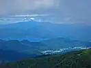 和賀岳からの森吉山と田沢湖