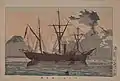 小林清親画「品川海上眺望図」（1879年）