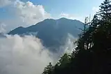 唐松谷ノ頭から見た大無間山