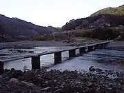 長生沈下橋（高知県・四万十川、2005年）