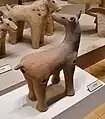 埴輪 鹿（見返り鹿）奈良県立橿原考古学研究所附属博物館展示。