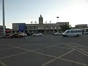 図們駅全景と鉄路広場