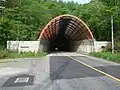 稲倉石トンネル（鶉ダム付近）