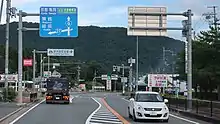 国道27号との分岐京都府船井郡京丹波町蒲生