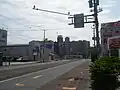 国道278号・北海道道83号函館南茅部線交点（起点側から）