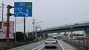 終点の小津町南交差点三重県松阪市小津町
