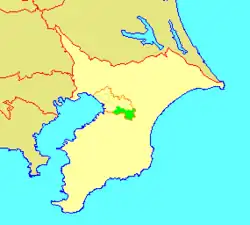緑区の県内位置
