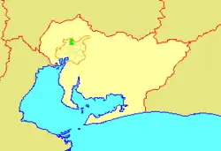 北区の県内位置