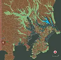 古代の海岸線