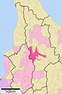 旭川市位置図