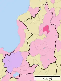 赤平市位置図