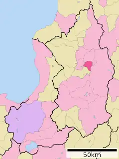 歌志内市位置図