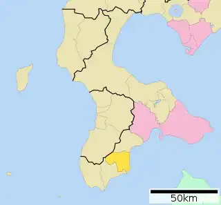 知内町位置図