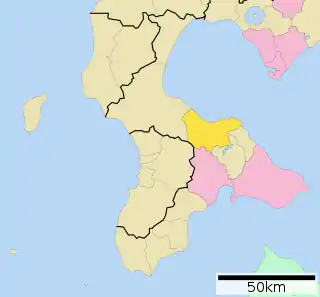 森町 (北海道)位置図