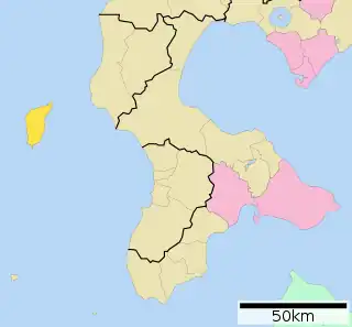 奥尻町位置図