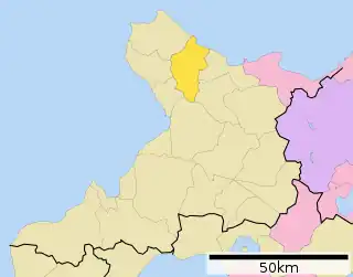 古平町位置図