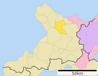 仁木町位置図