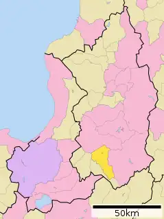 栗山町位置図