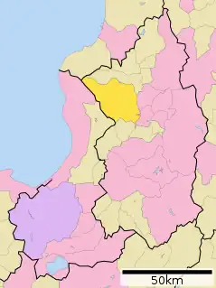 新十津川町位置図