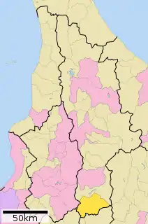 占冠村位置図