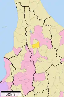 和寒町位置図