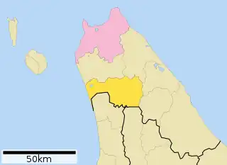 幌延町位置図
