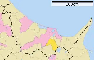 美幌町位置図