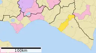 新冠町位置図