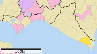 様似町位置図