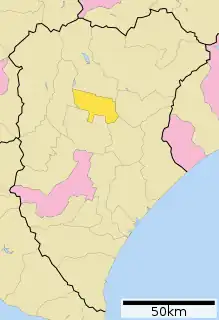 士幌町位置図