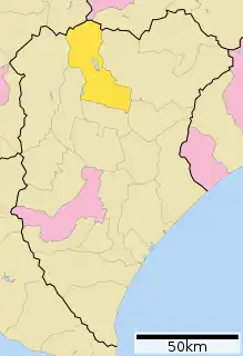 上士幌町位置図