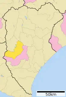 芽室町位置図