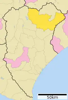 足寄町位置図