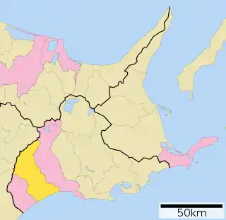 白糠町位置図