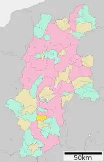 飯島町位置図