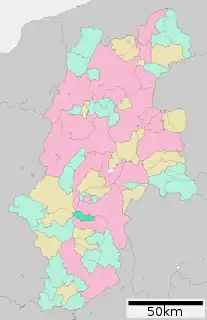 宮田村位置図