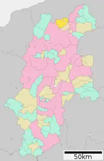 信濃町位置図