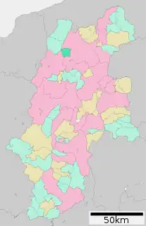 小川村位置図