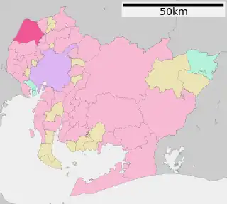 一宮市位置図