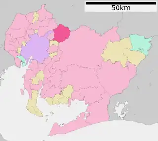 瀬戸市位置図