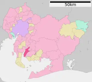 碧南市位置図