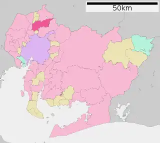 小牧市位置図