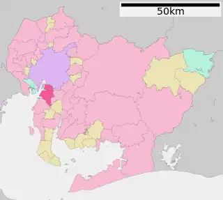 東海市位置図