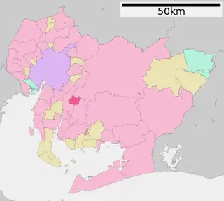 知立市位置図